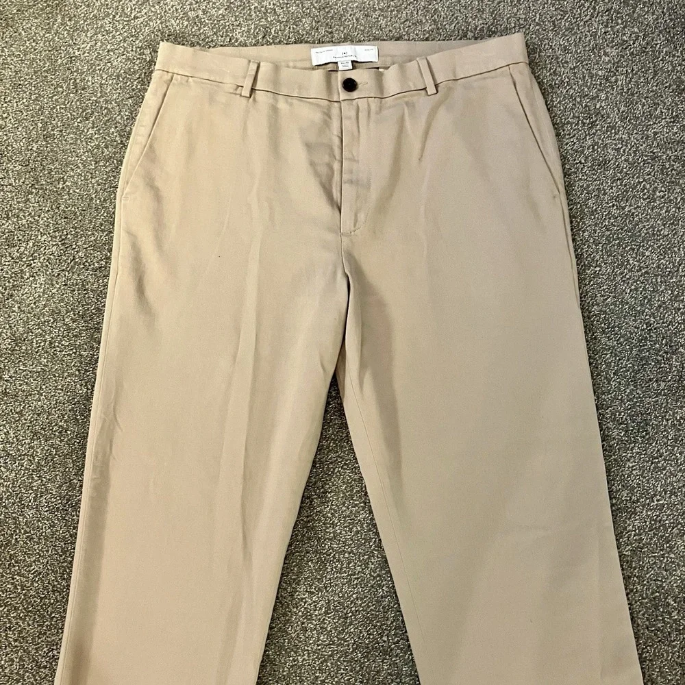 Banana Republic‎ Slim Fit Chinos Khaki Traveler Pants Men's 36x30 Stretch